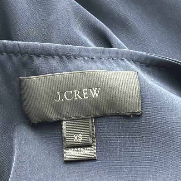 J Crew‎ Womens Jacket XS Blue Bomber Full Zip Quick Dry Business Preppy Gorpcore - Picture 6 of 8